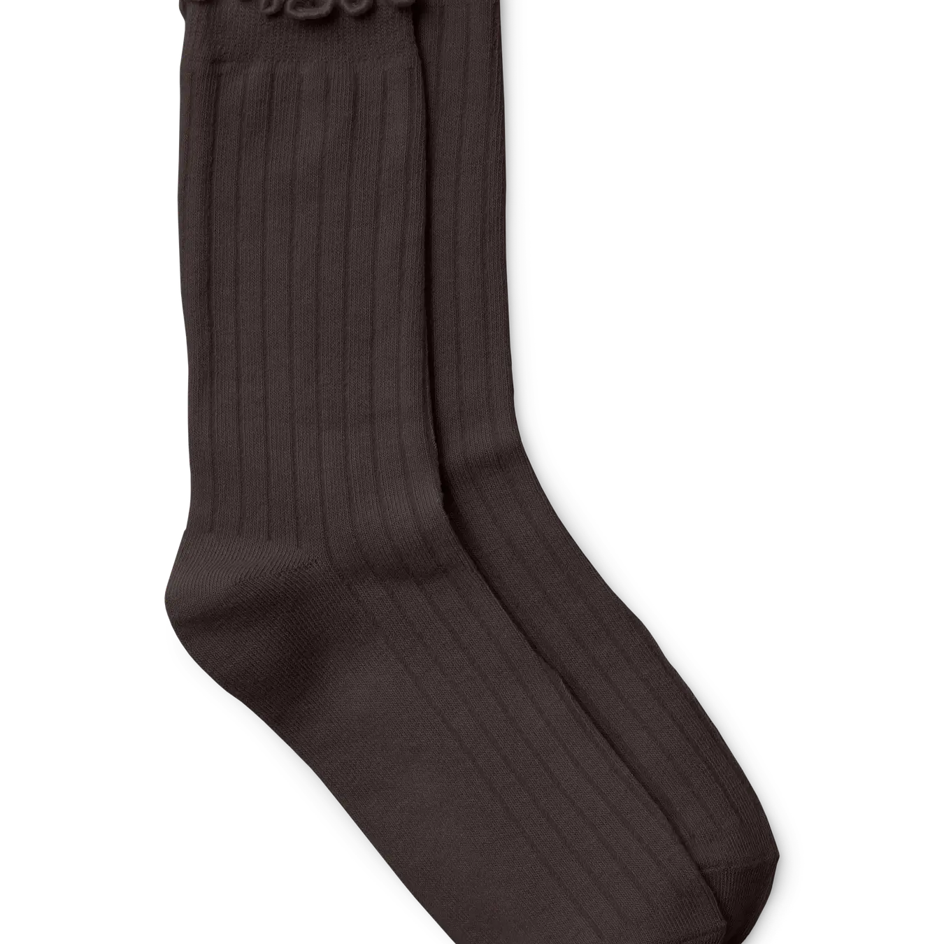 VM ENA RUFFLED SOCKS - CHOCOLATE TORTE