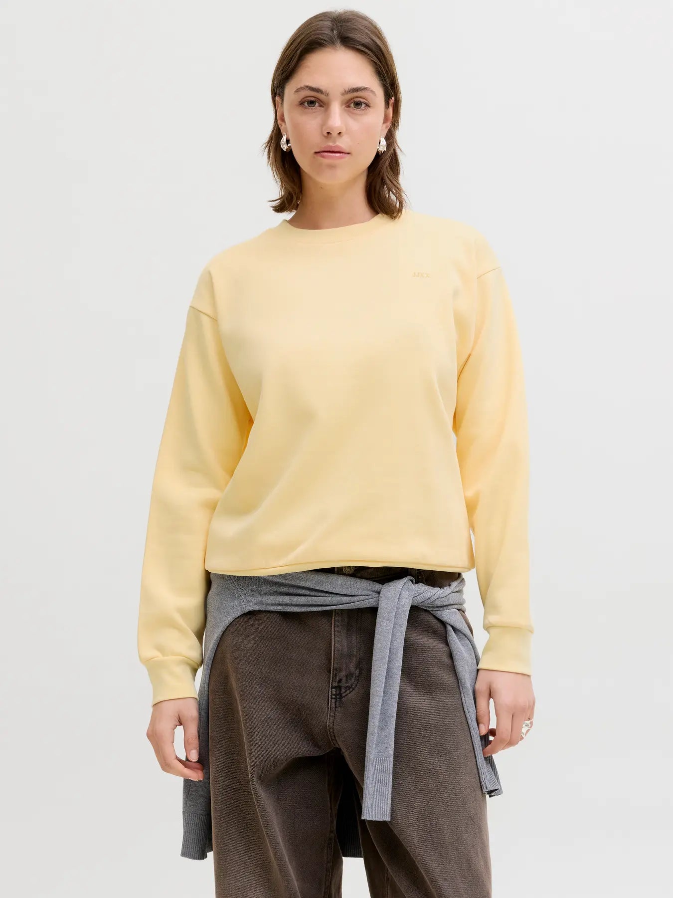 JJXX ABBIE RELAXED CREW SWEATSHIRT - SUNLIGHT