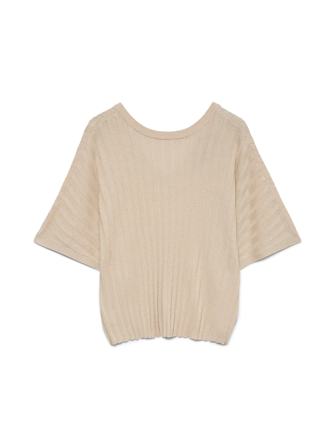 VM BARBADOS SS V-BACK PULLOVER - OATMEAL