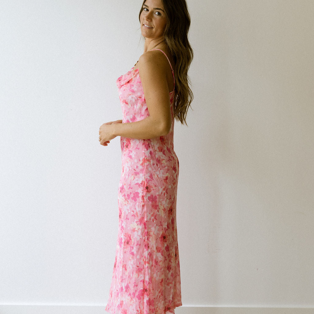 VM SMILLA WATERFALL DRESS - ROSE SHADOW