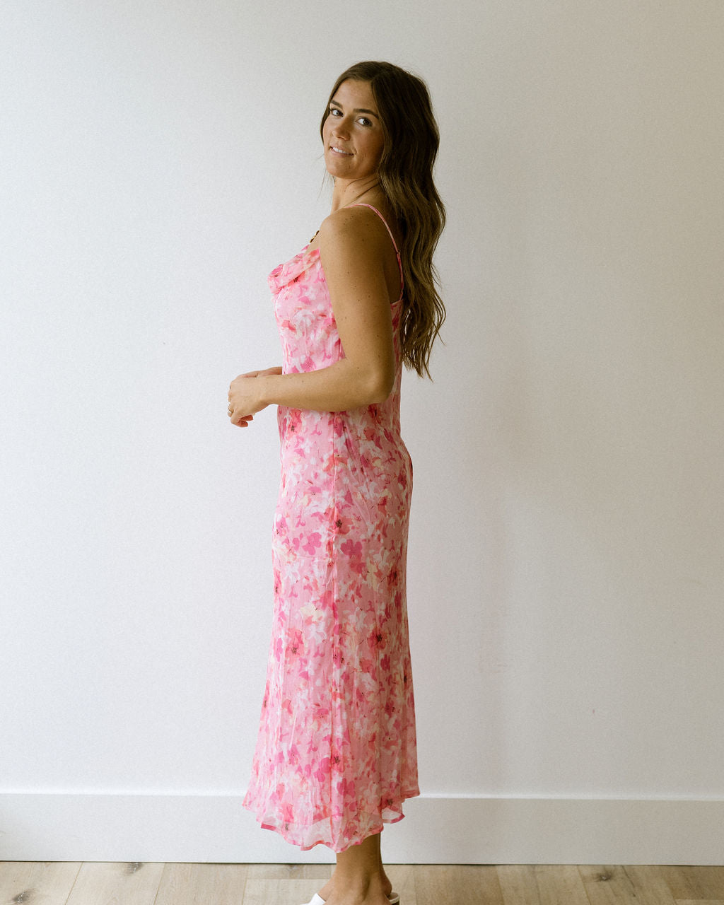 VM SMILLA WATERFALL DRESS - ROSE SHADOW