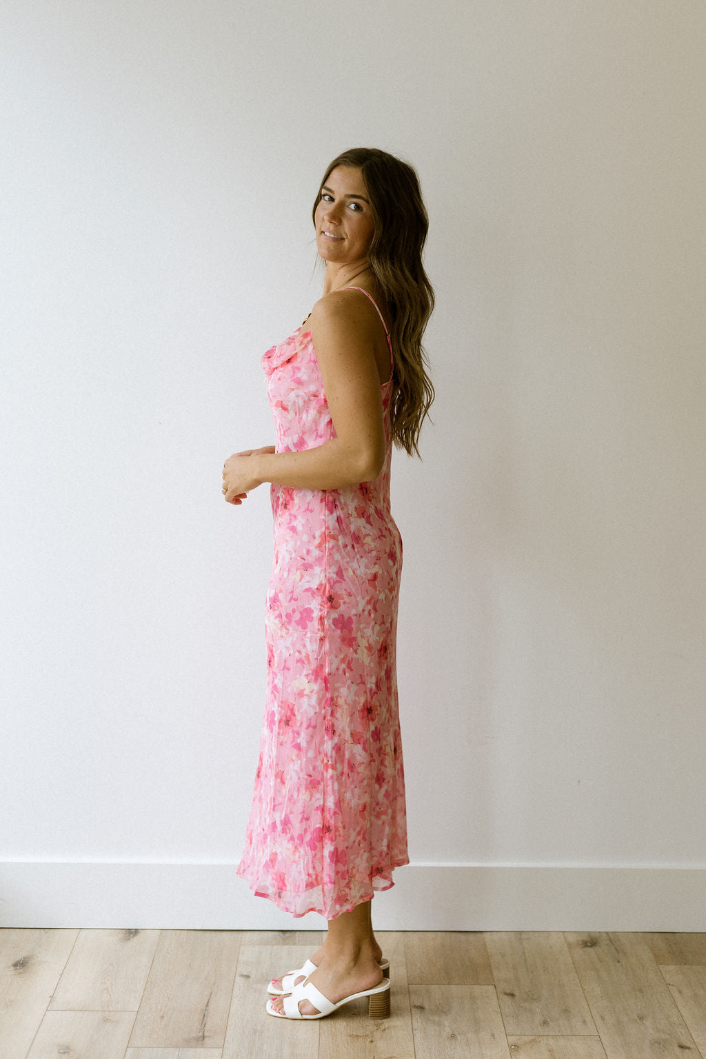 VM SMILLA WATERFALL DRESS - ROSE SHADOW
