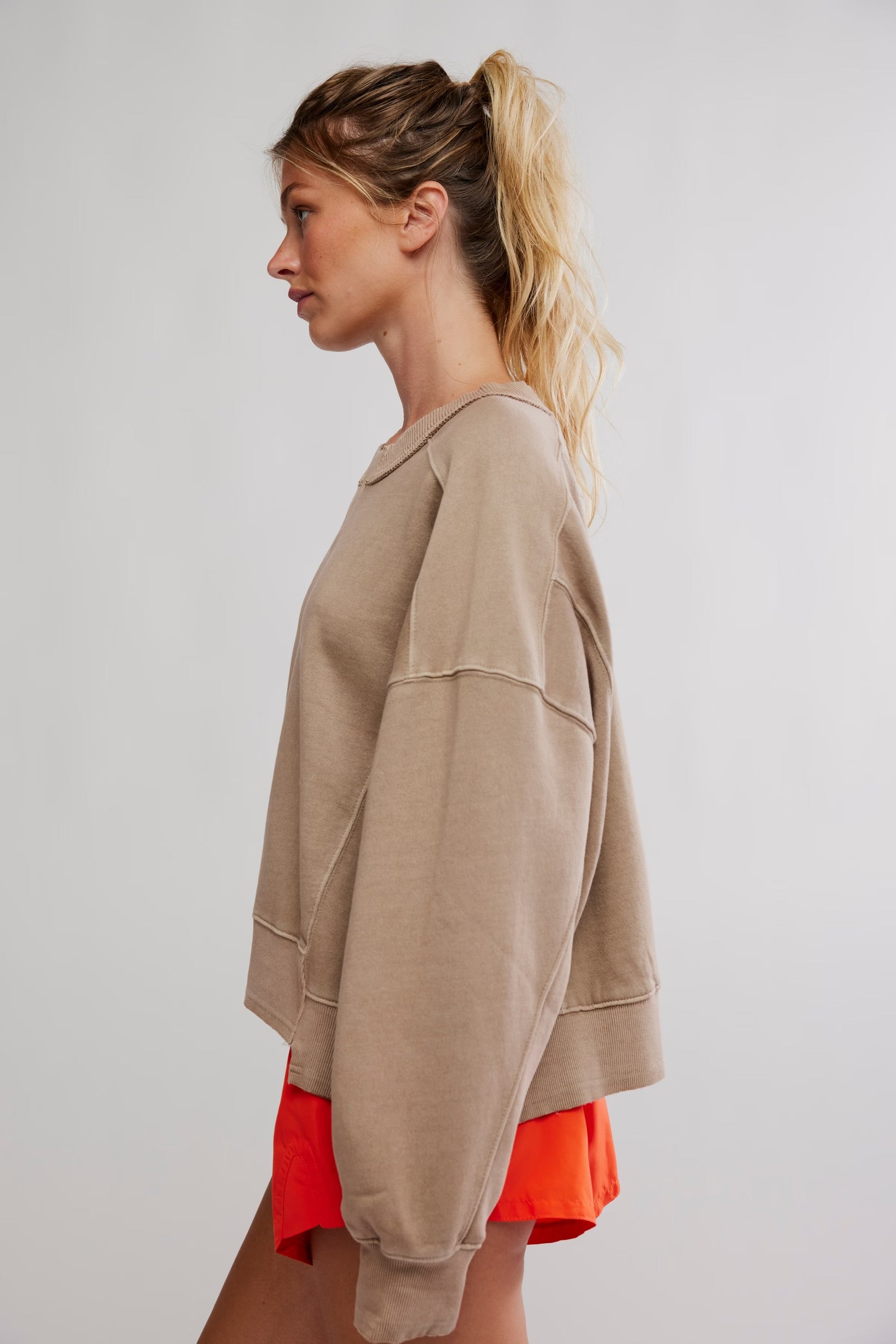 FREE PEOPLE INTERCEPT PULLOVER - SANDY