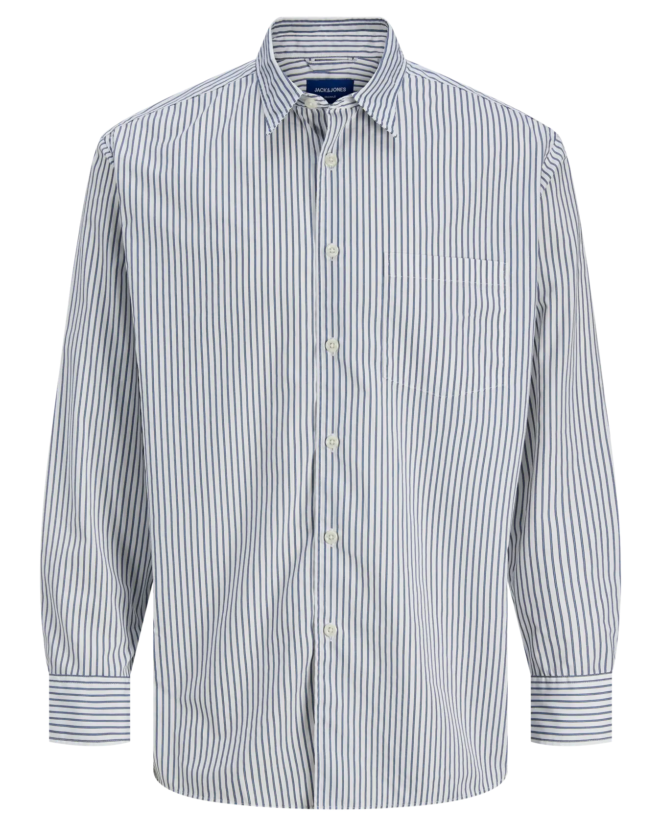 JJ BILL POPLIN OVERSIZED SHIRT - WHITE