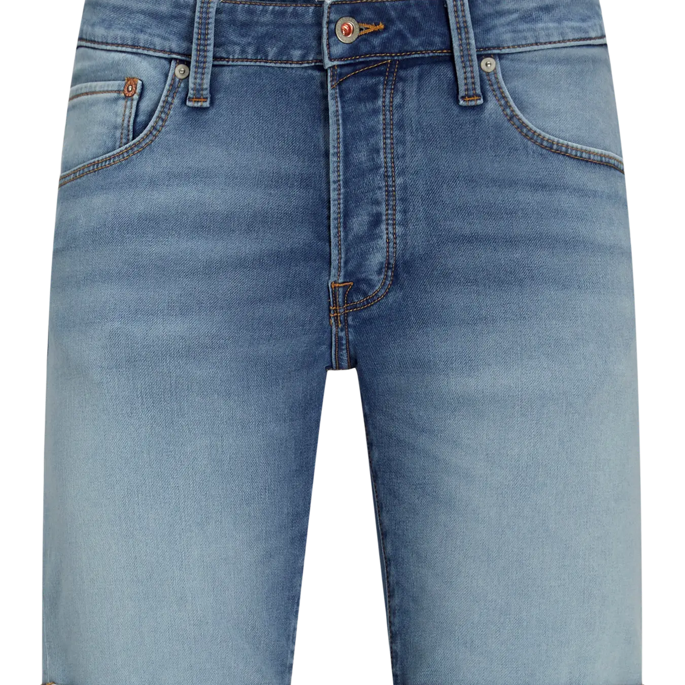 RICK ICON DENIM SHORTS - BLUE DENIM