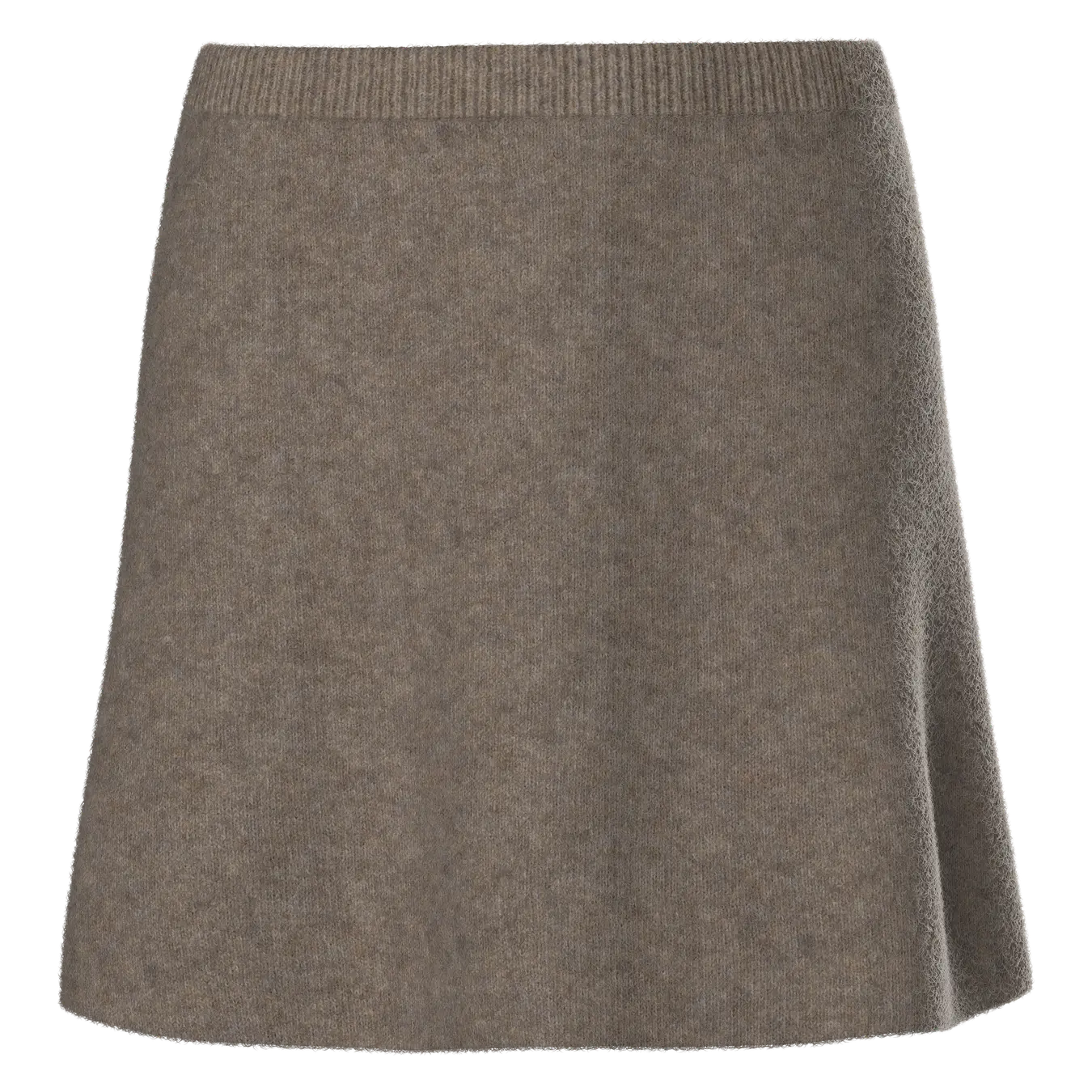 PIECES MALOU HW KNIT SKIRT - MOREL