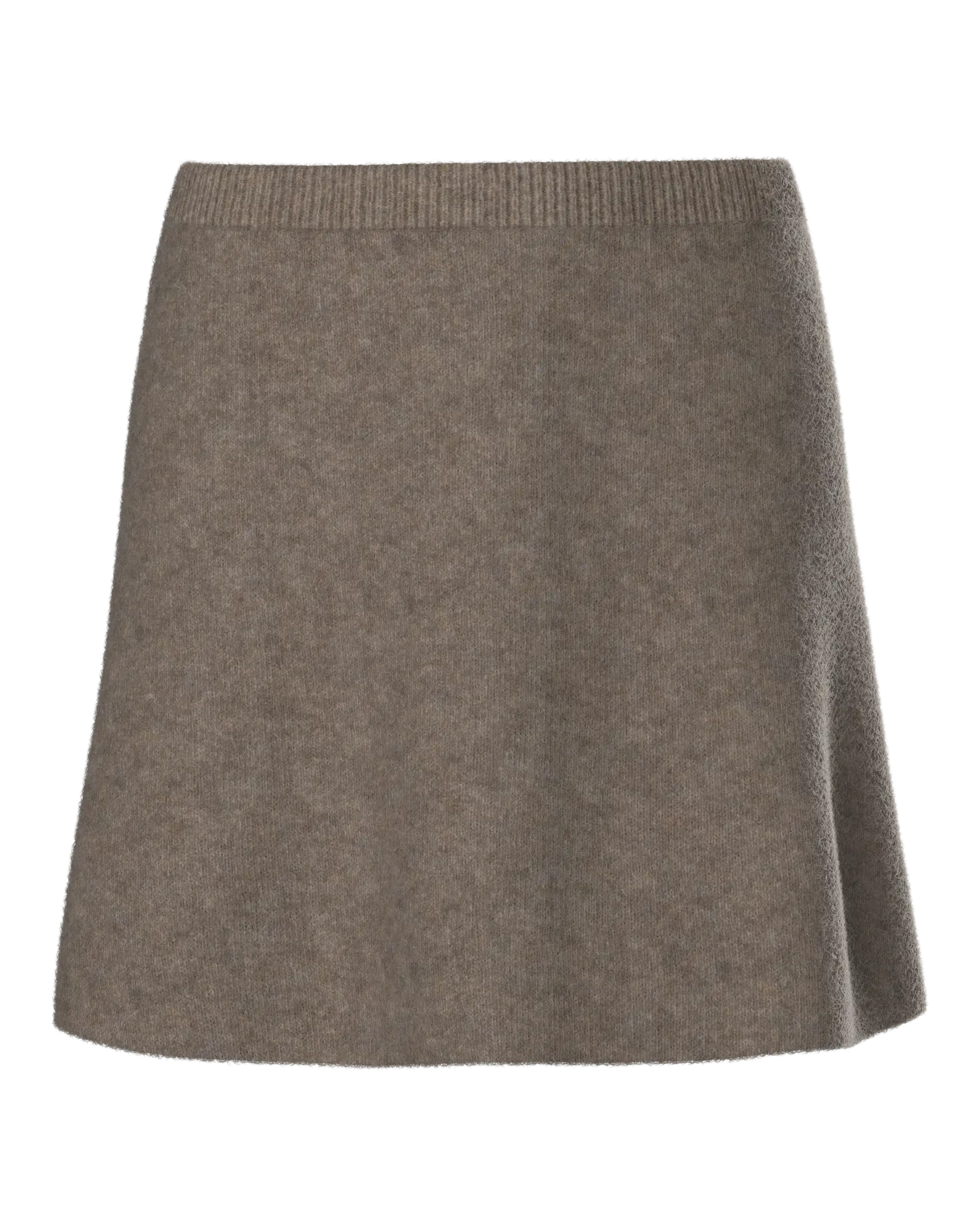 PIECES MALOU HW KNIT SKIRT - MOREL