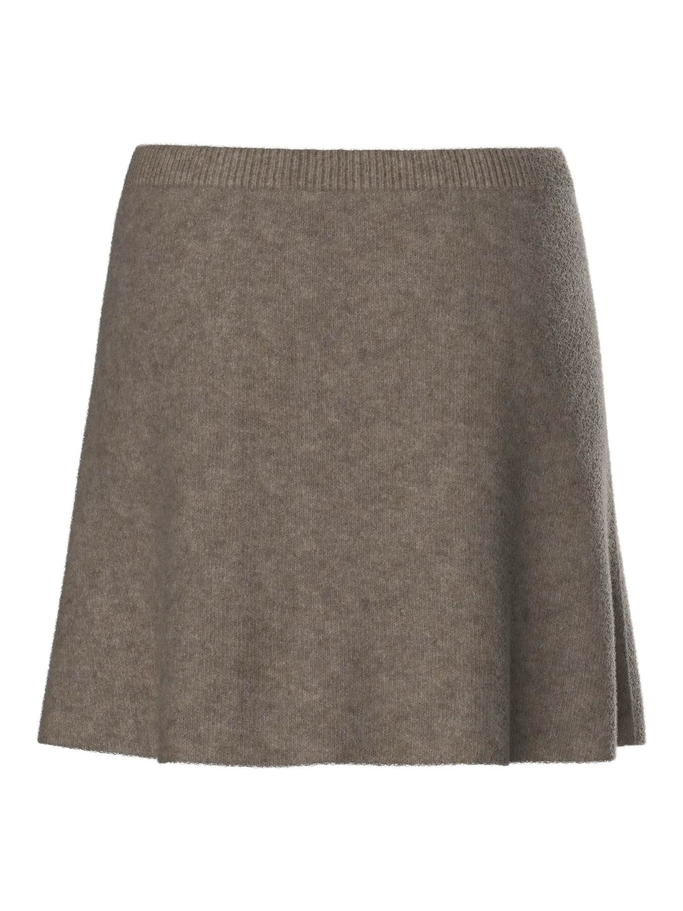 PIECES MALOU HW KNIT SKIRT - MOREL