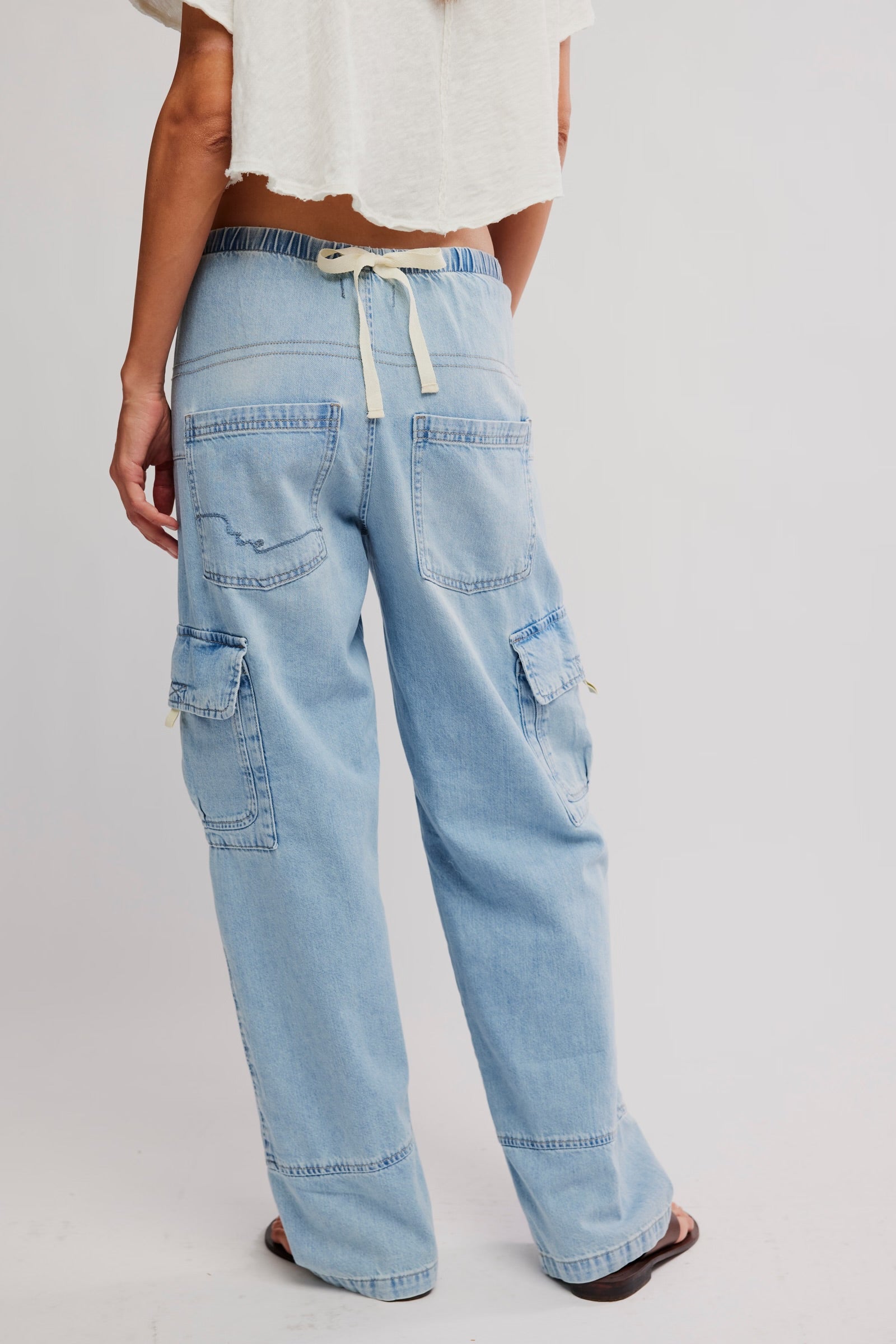 FREE PEOPLE WALLFLOWER PULL ON PANT - VICTORIA
