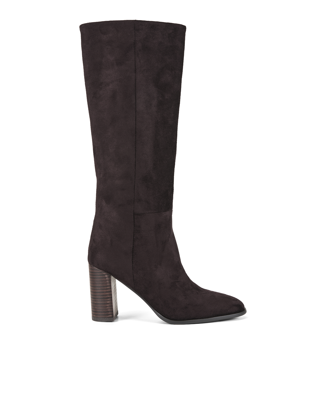 BILLINI BOBBY TALL HEELED BOOT - CHOCOLATE SUEDE