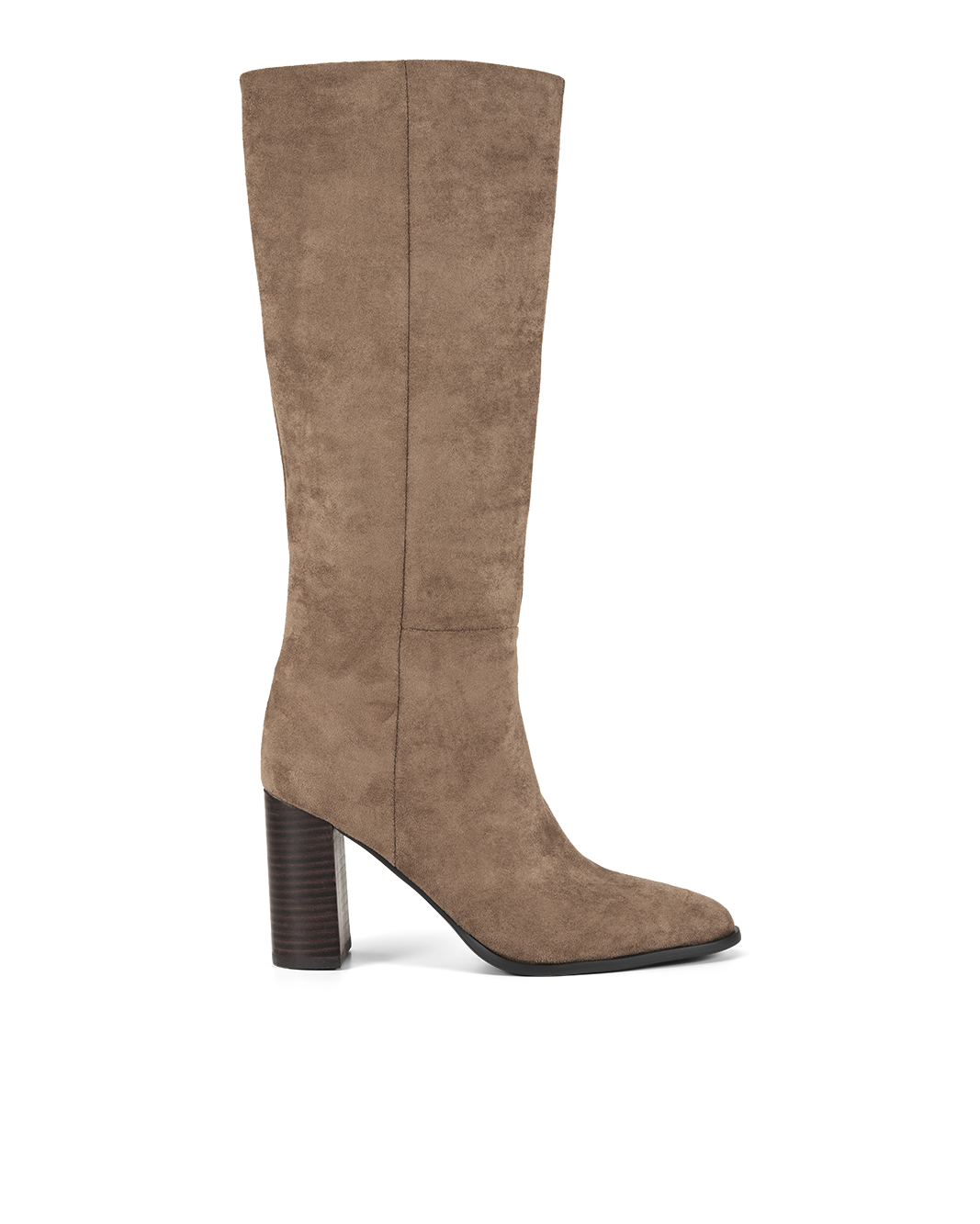 BILLINI BOBBY TALL HEELED BOOT - LIGHT BROWN SUEDE