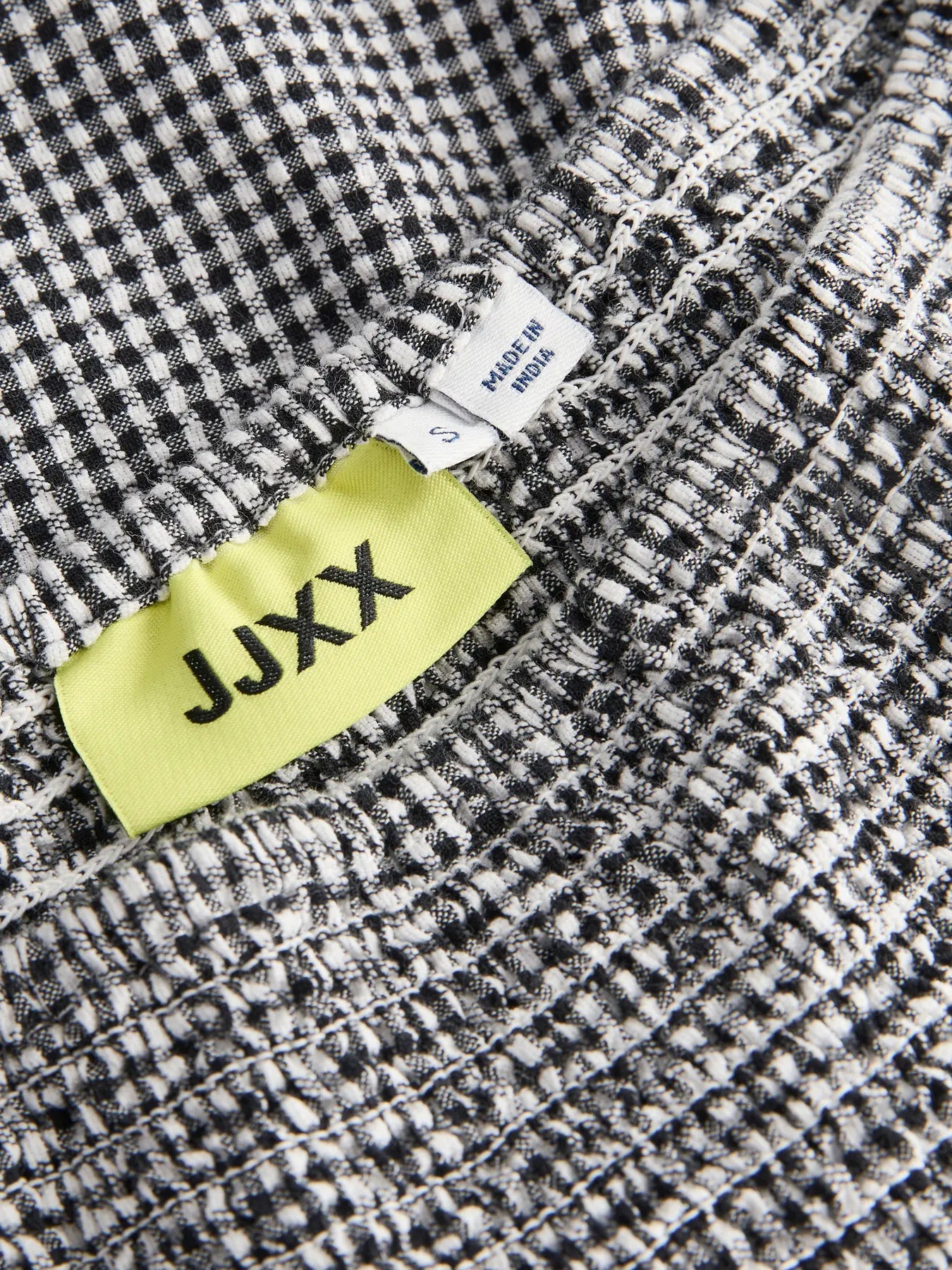 JJXX ZOE SEERSUCKER MAXI SKIRT - BLACK