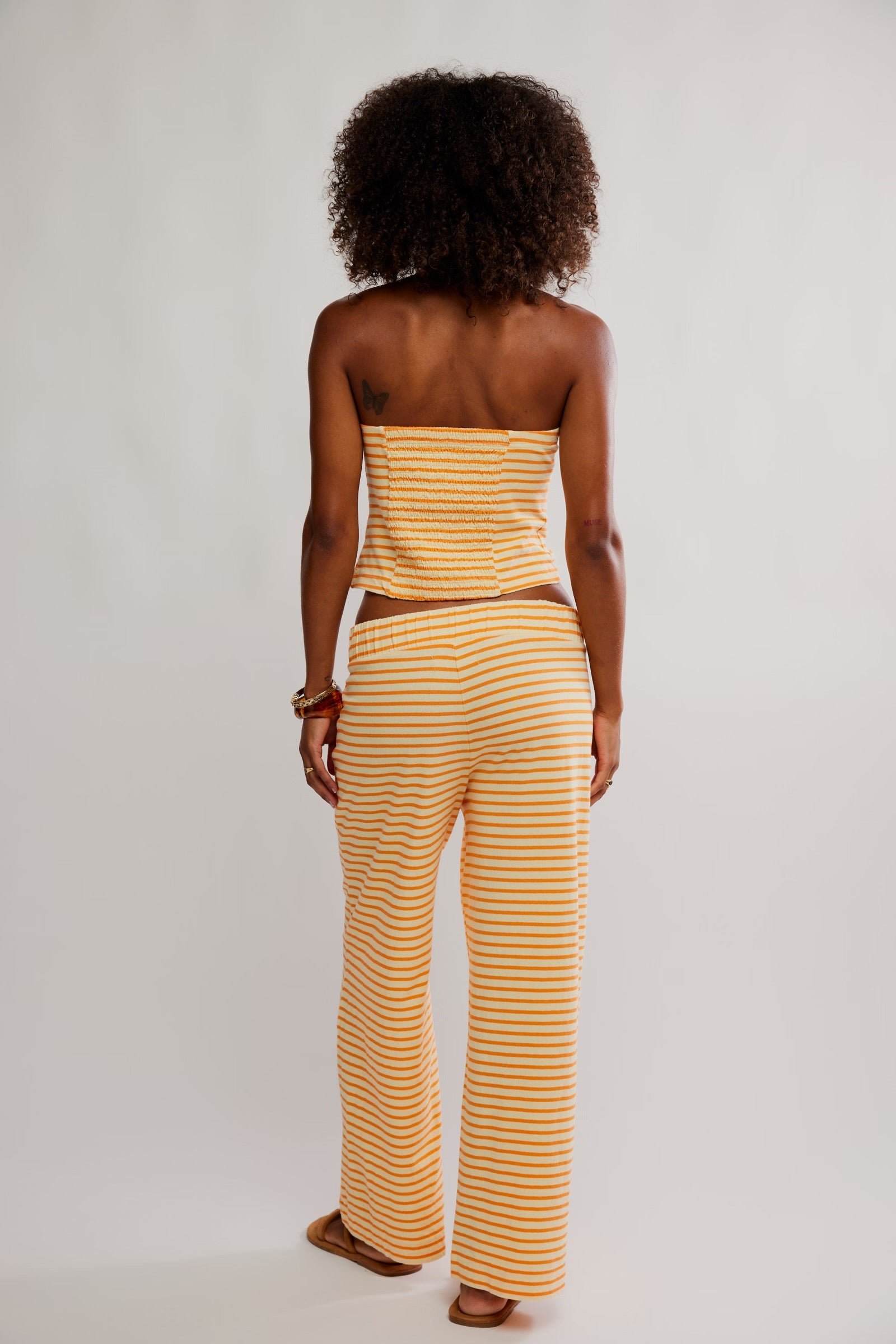 FREE PEOPLE SAILOR TUBE SET - PAPAYA COMBO