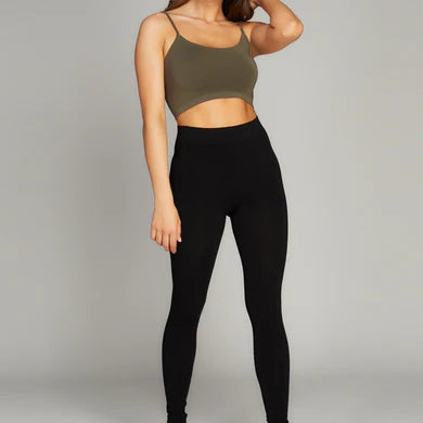 THE BASIC BAMBOO LEGGING - BLACK