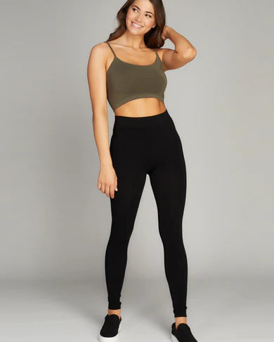 THE BASIC BAMBOO LEGGING - BLACK