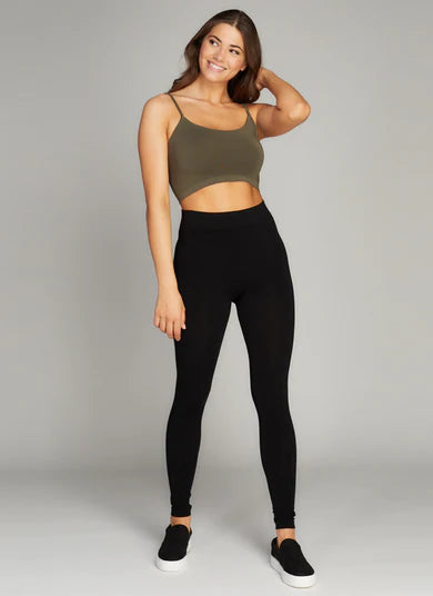 THE BASIC BAMBOO LEGGING - BLACK