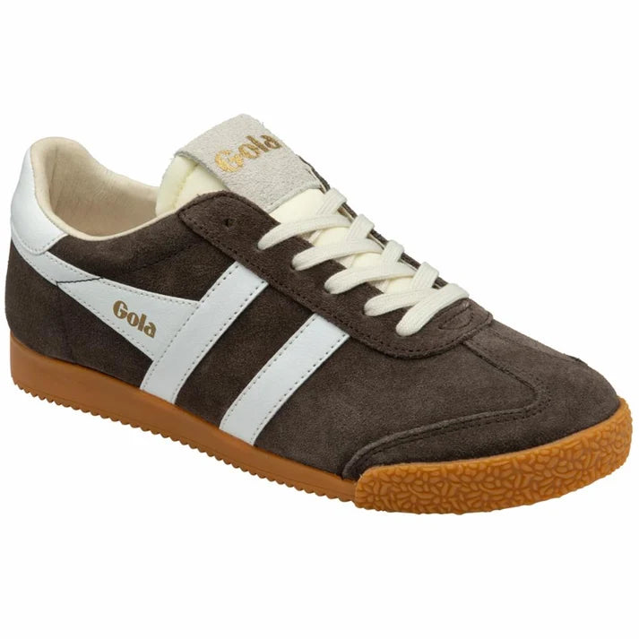 GOLA ELAN TRAINER SNEAKERS - MOCHA. WHITE.