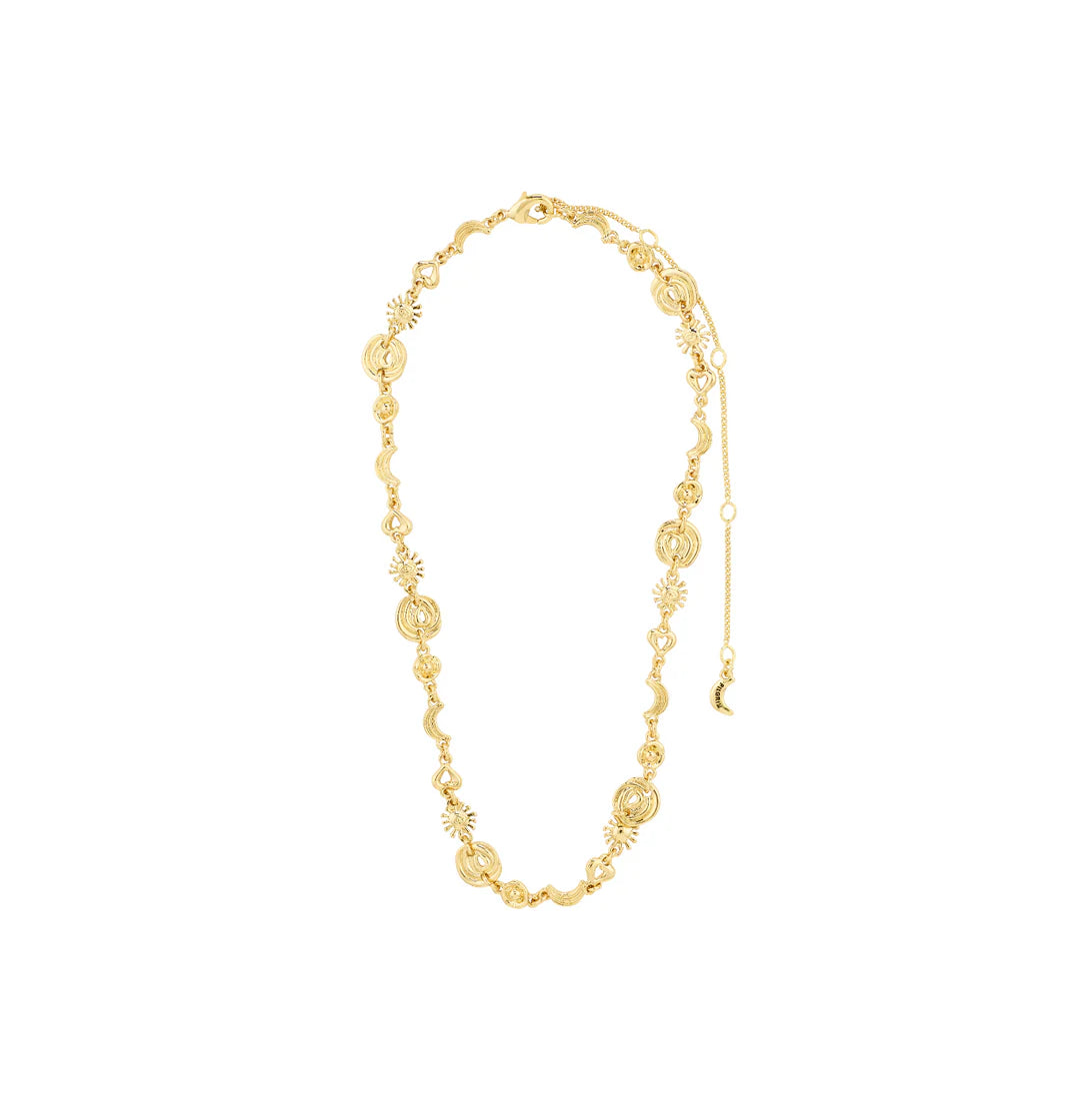 PILGRIM MISHA CHARMS NECKLACE - GOLD