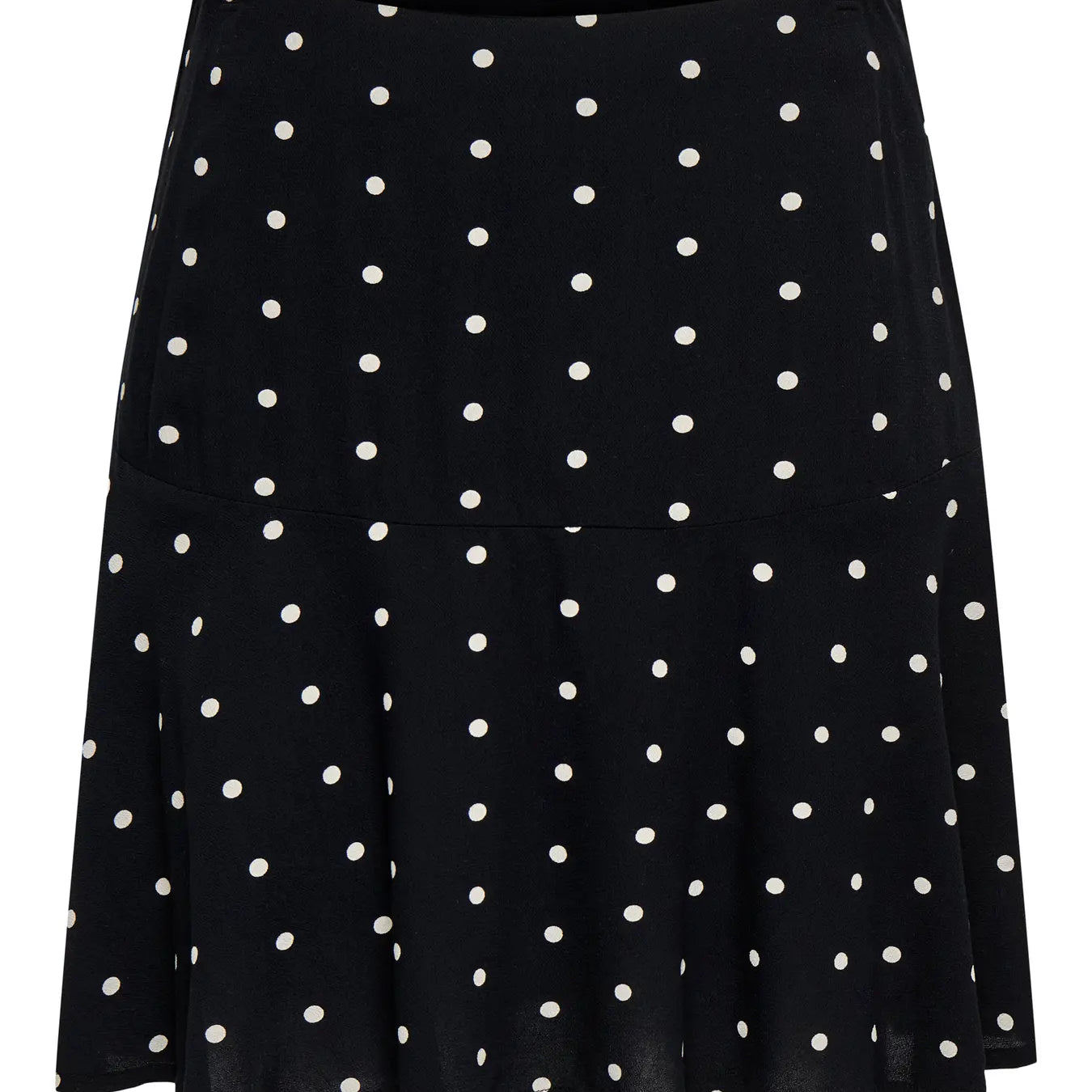KESHAV POLKA DOT SKIRT - BLACK