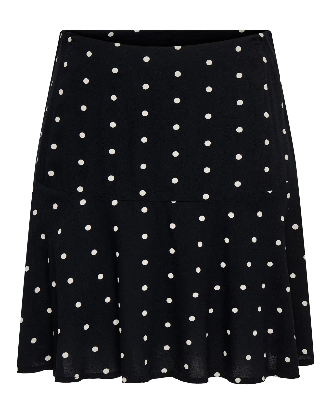 KESHAV POLKA DOT SKIRT - BLACK