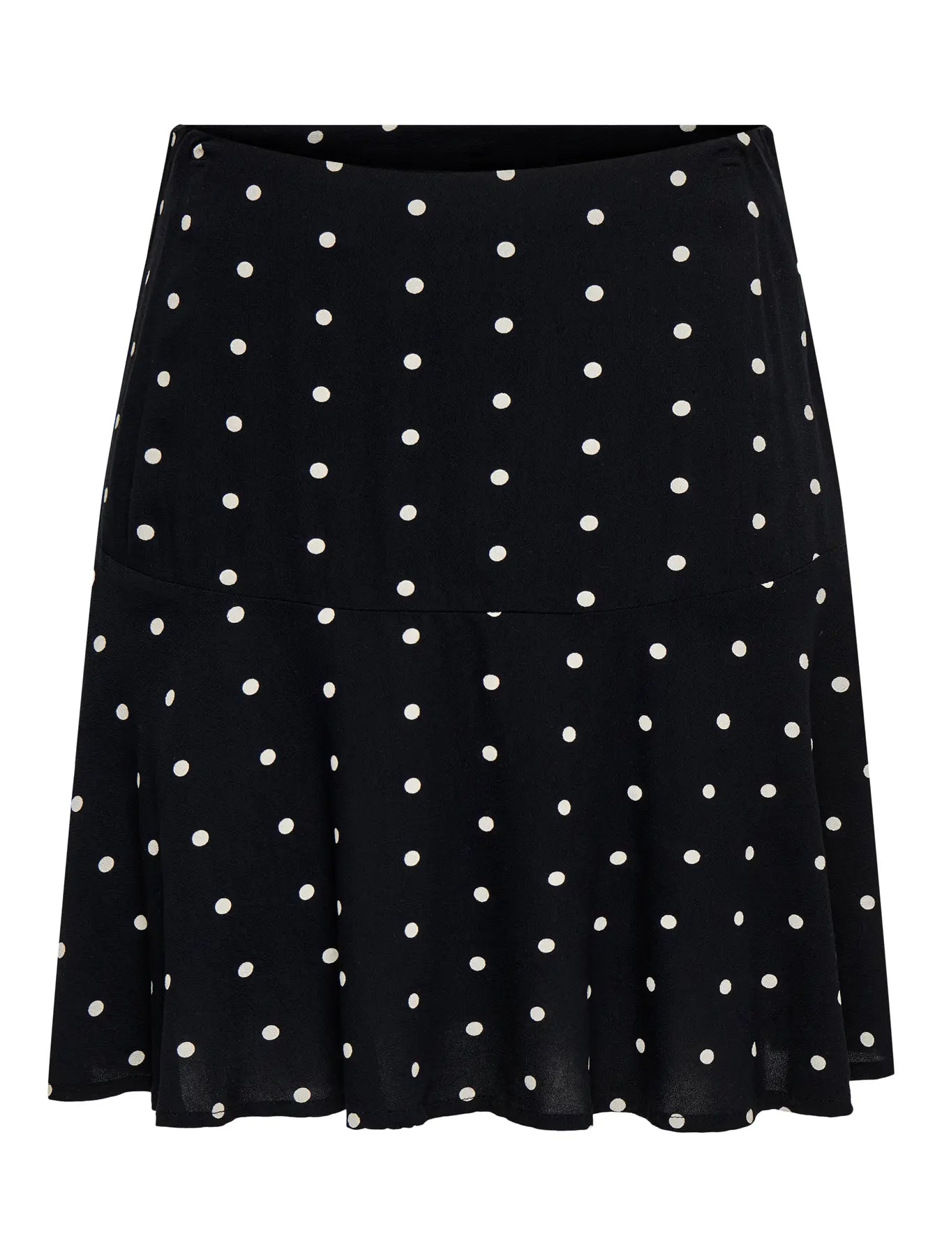 KESHAV POLKA DOT SKIRT - BLACK
