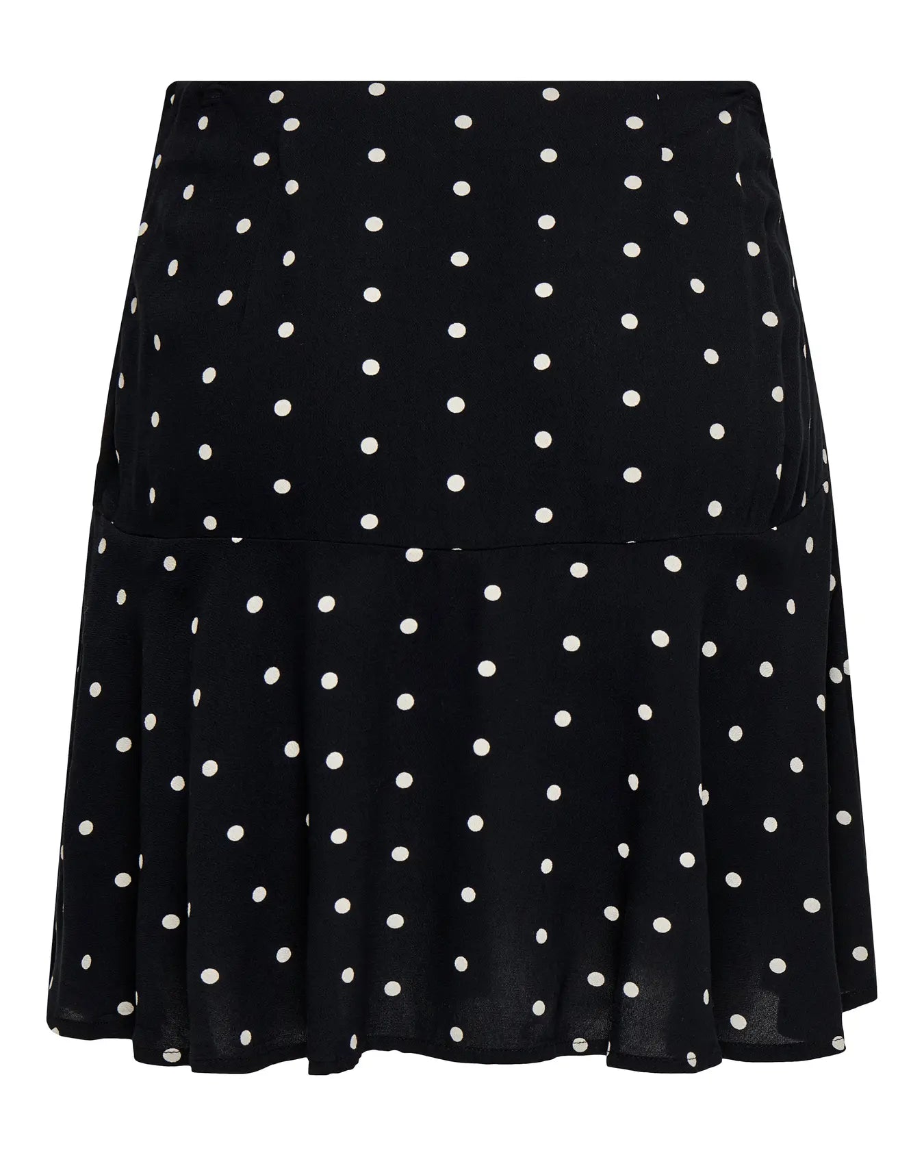KESHAV POLKA DOT SKIRT - BLACK