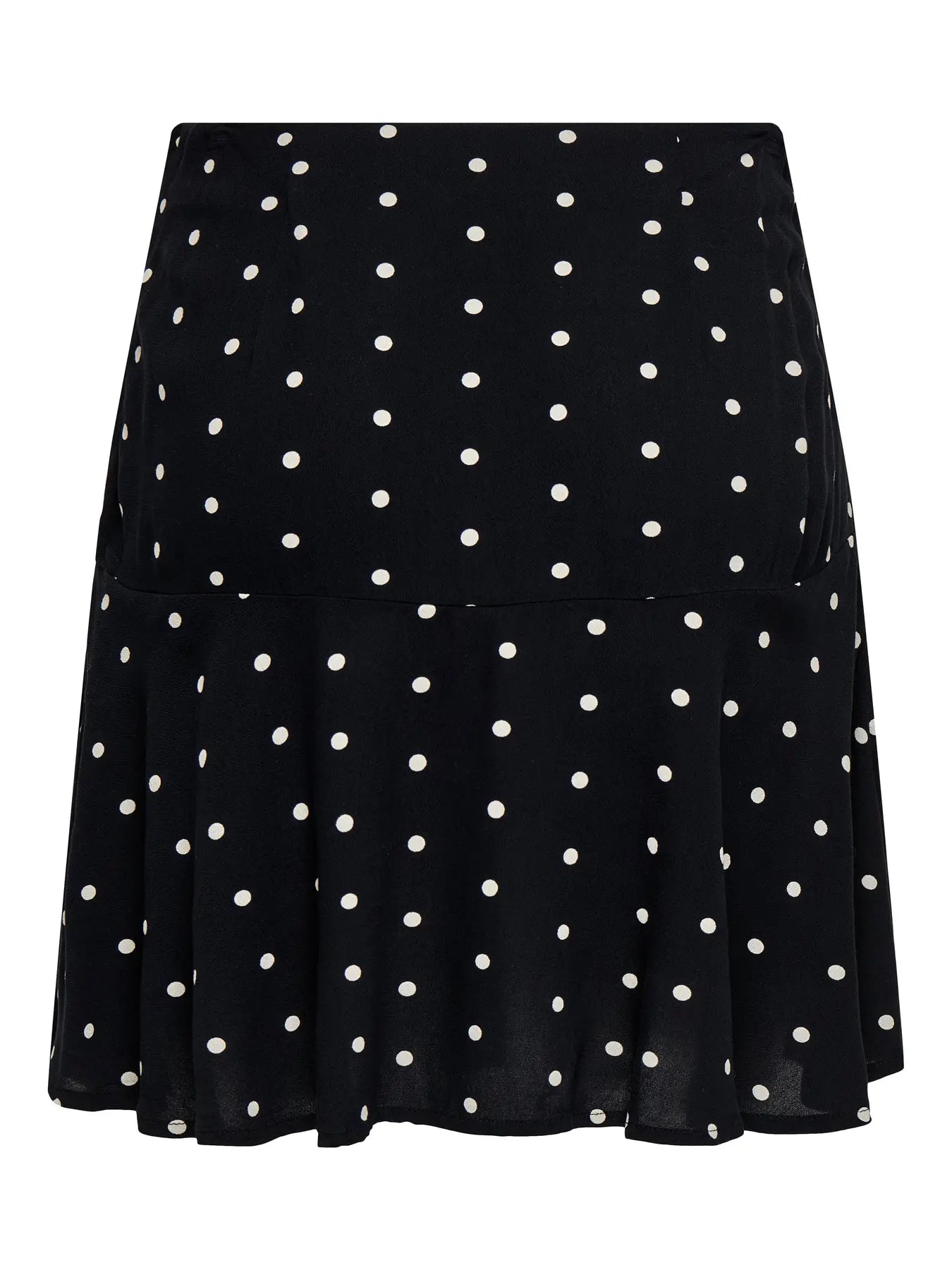 KESHAV POLKA DOT SKIRT - BLACK