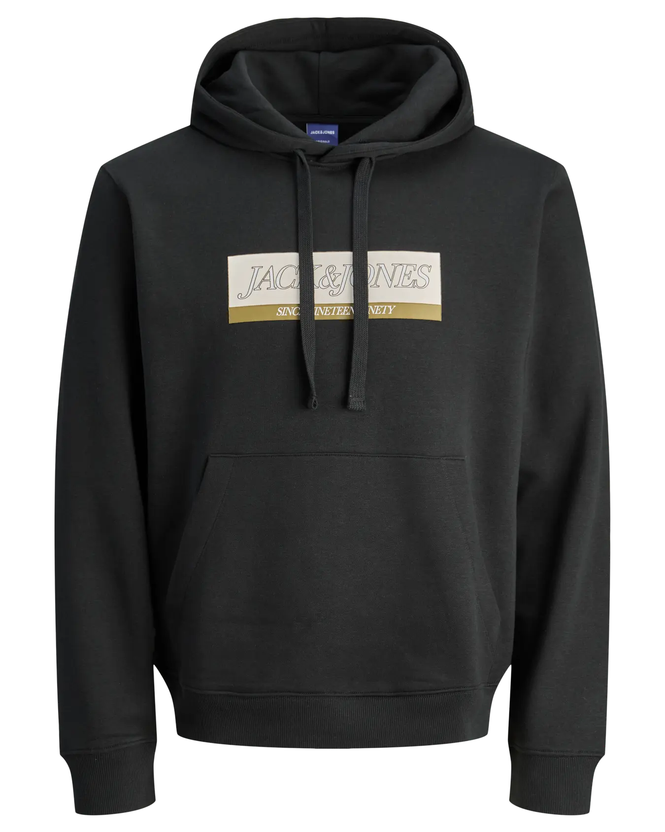 JJ ORINWOOD BLOCK BRANDING HOODIE - BLACK