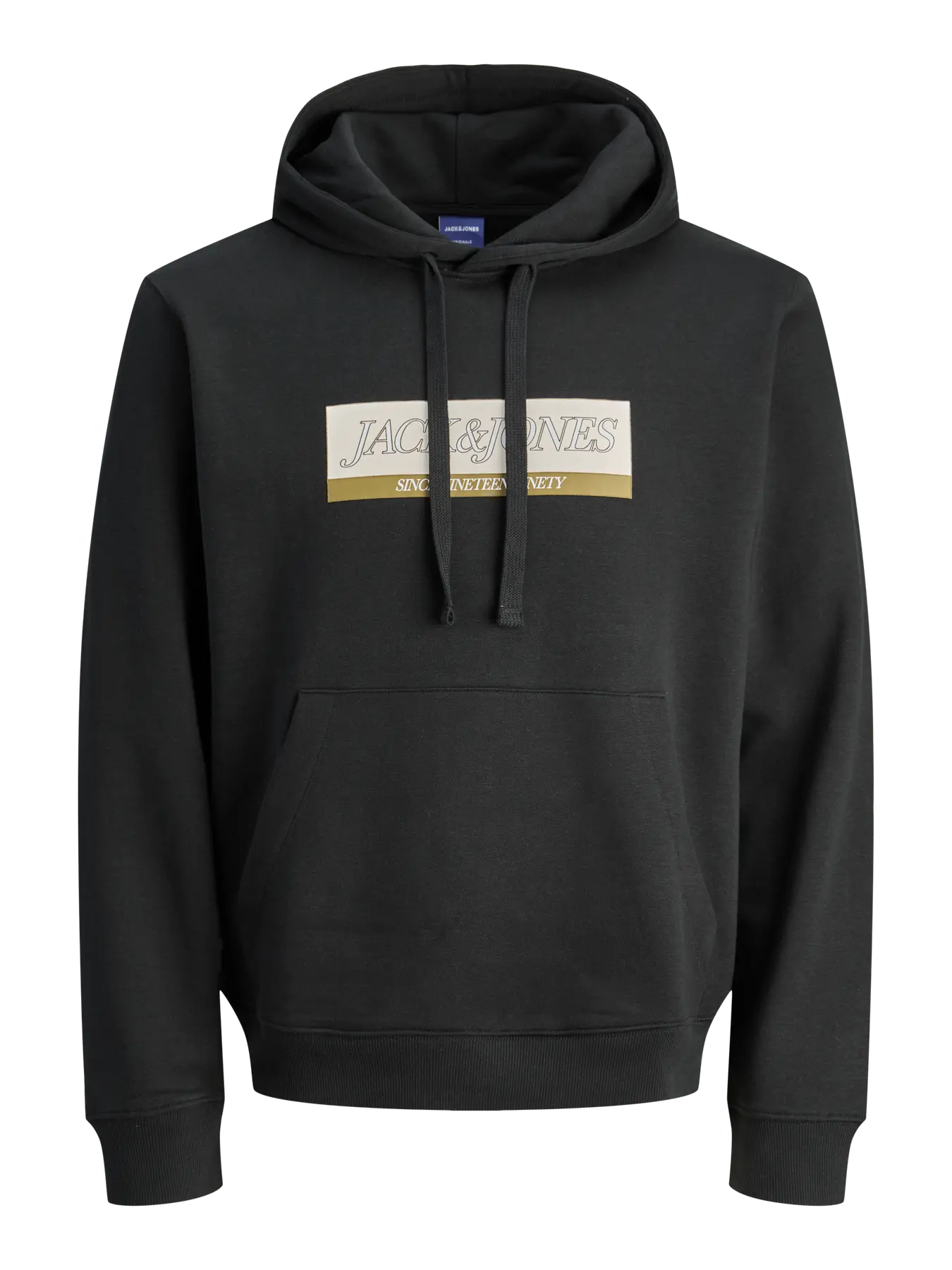 JJ ORINWOOD BLOCK BRANDING HOODIE - BLACK