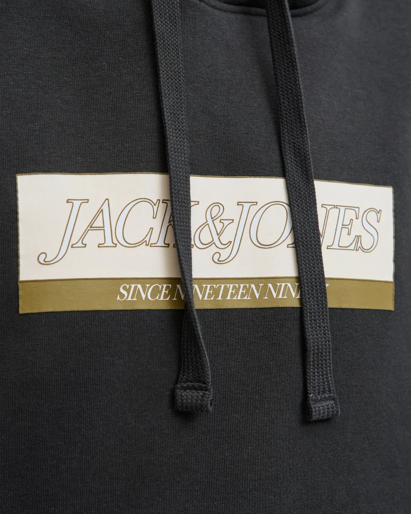 JJ ORINWOOD BLOCK BRANDING HOODIE - BLACK