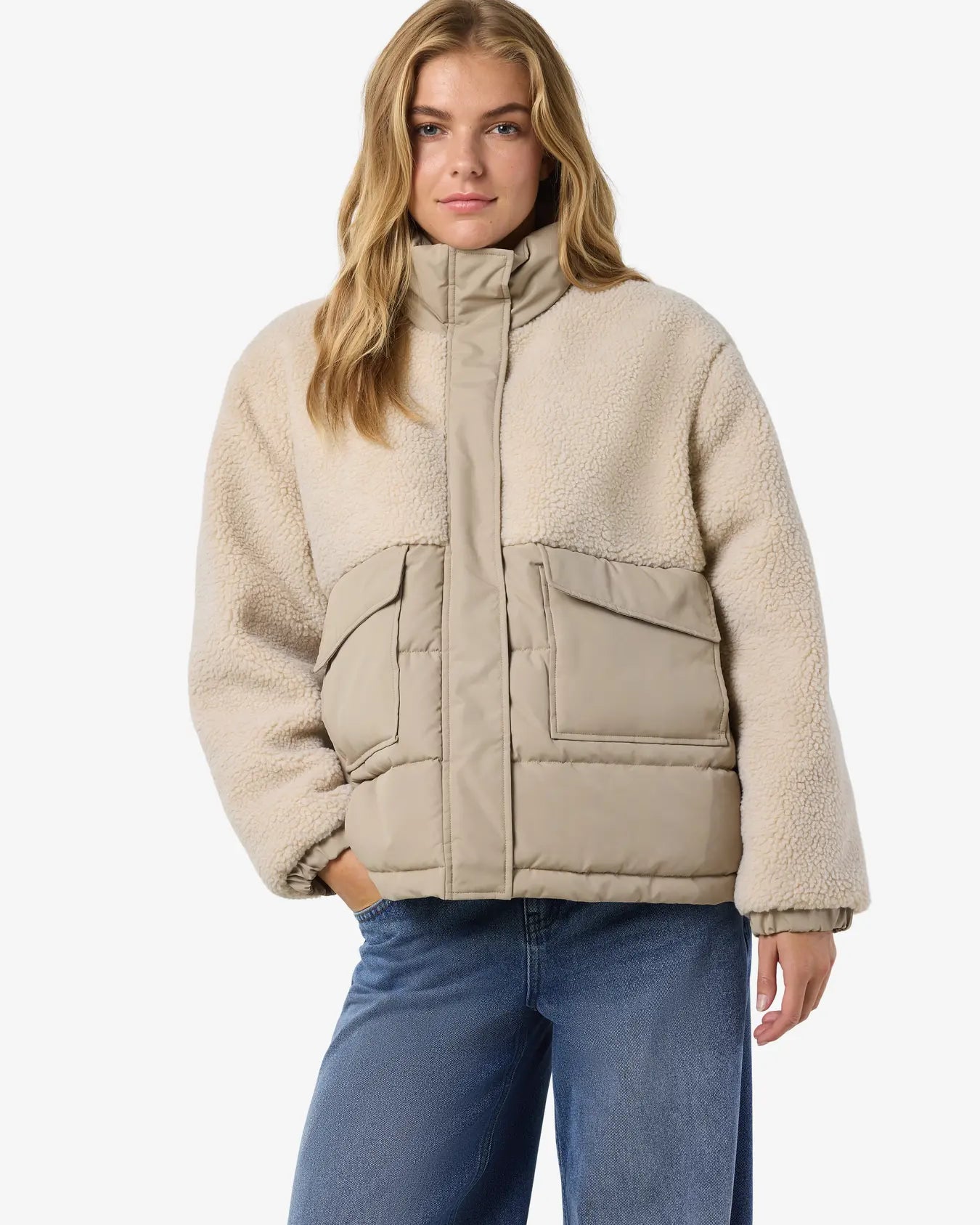 NM CHERRY MIXED PUFFER - BIRCH