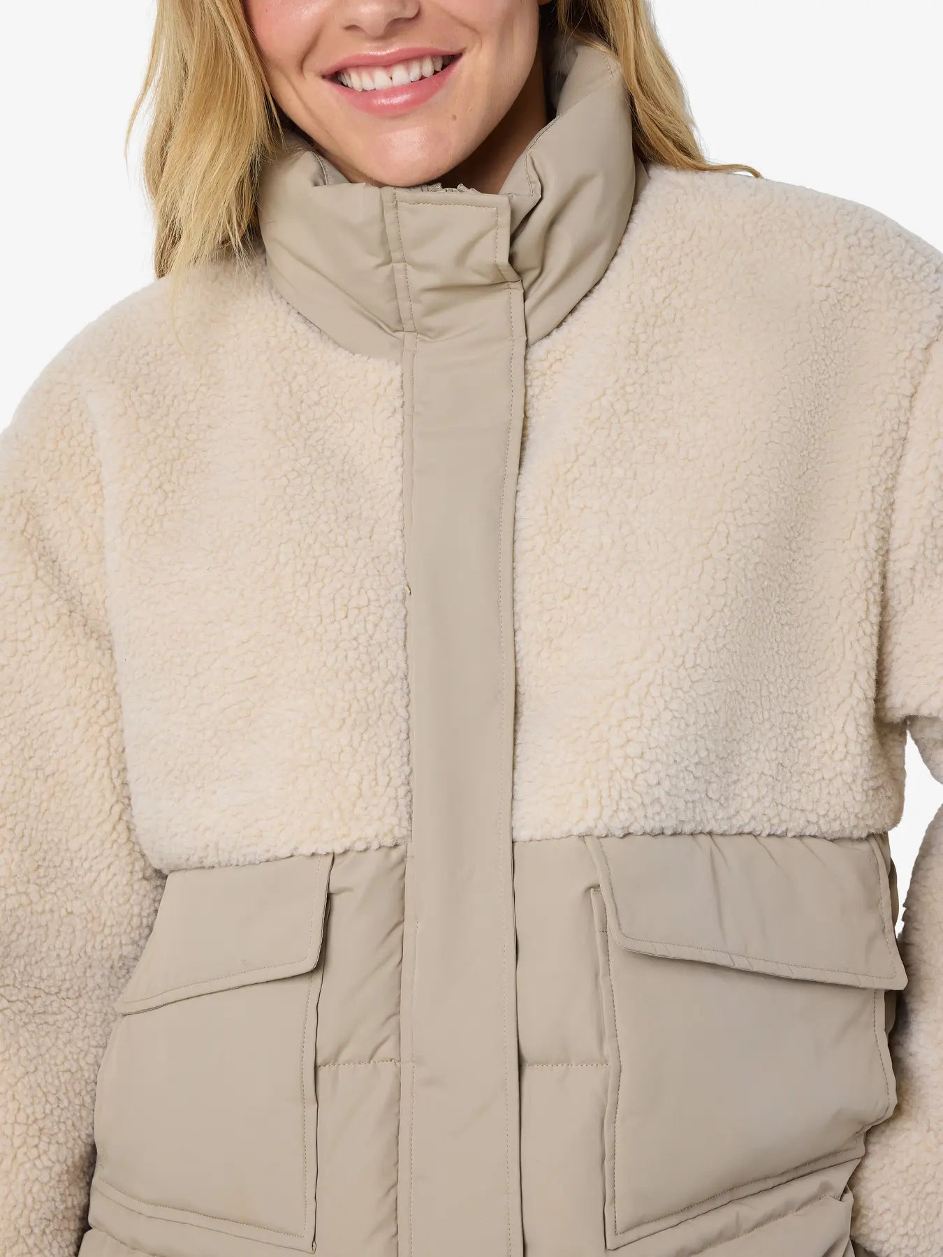 NM CHERRY MIXED PUFFER - BIRCH