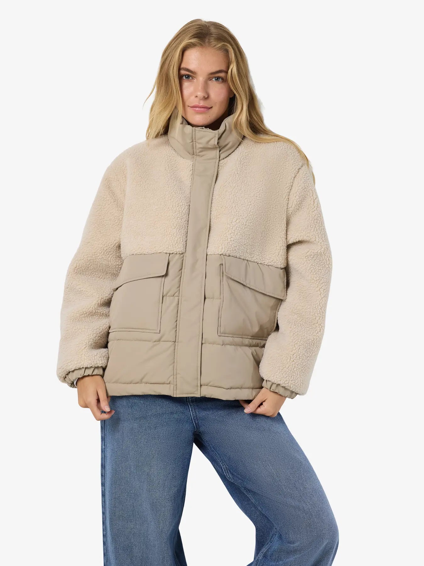 NM CHERRY MIXED PUFFER - BIRCH