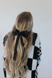 THE HOLIDAY BOW - BLACK