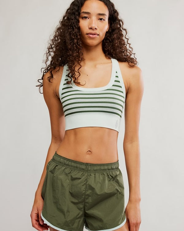 FREE PEOPLE GO TO STRIPE BRA - FROSTY COMBO
