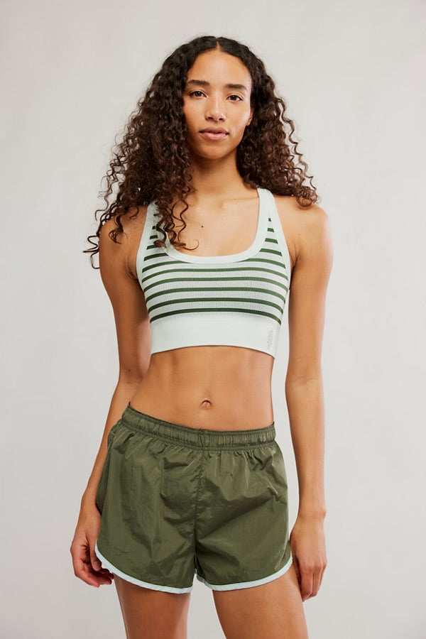 FREE PEOPLE GO TO STRIPE BRA - FROSTY COMBO
