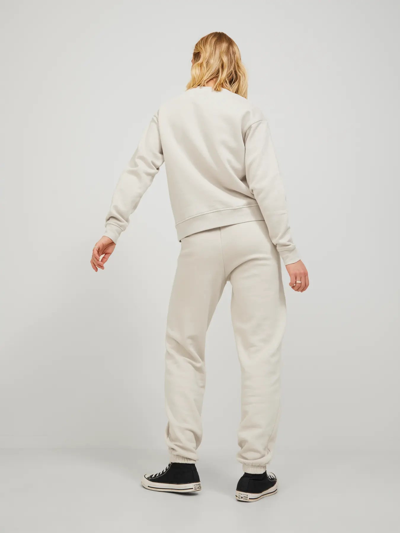 JJXX ABBIE RELAXED CREW SWEATSHIRT - MOONBEAM