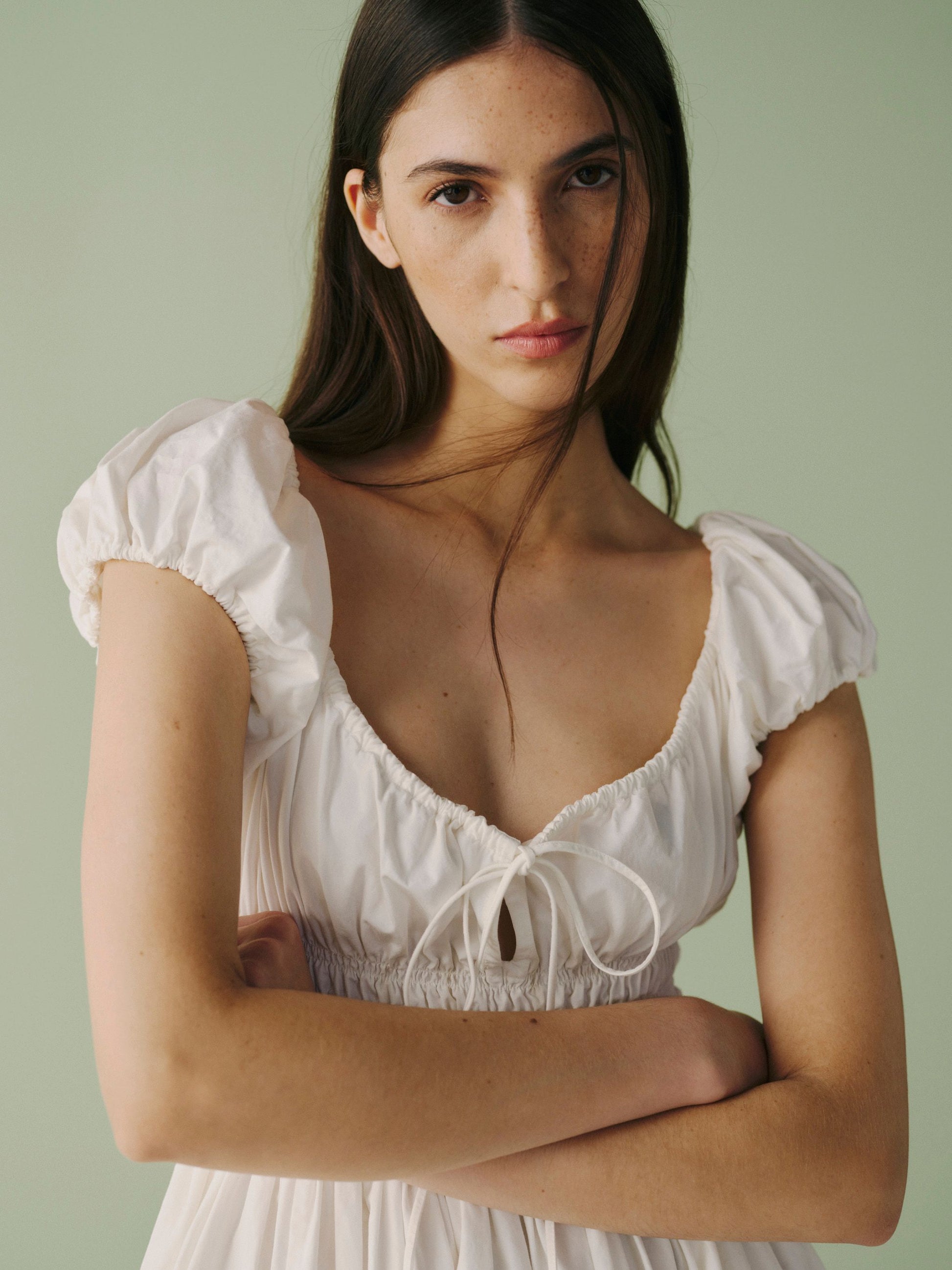 WARP + WEFT BIG SKY MIDI DRESS - OPTIC