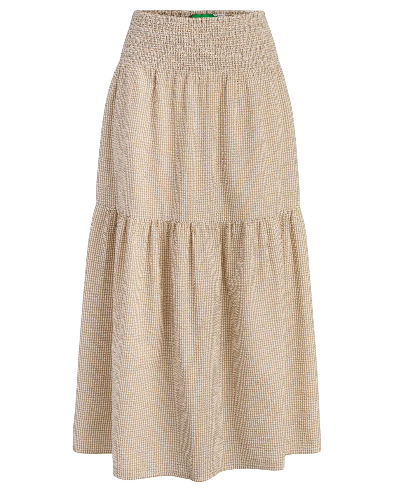 JJXX ZOE SEERSUCKER MAXI SKIRT - CORNSTALK