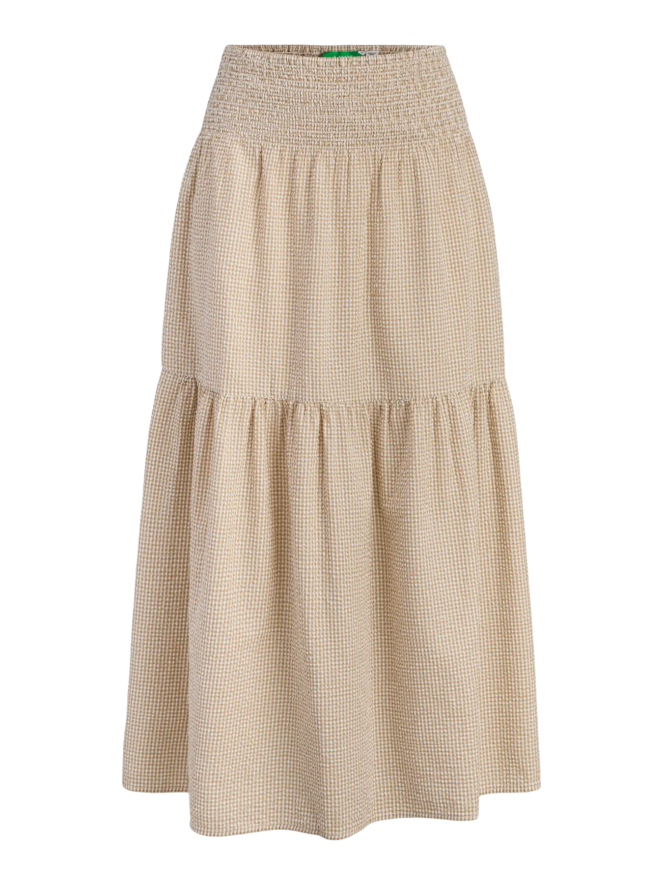 JJXX ZOE SEERSUCKER MAXI SKIRT - CORNSTALK