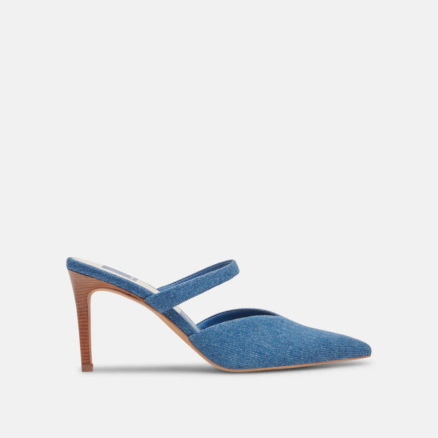 DOLCE VITA KANIKA HEELS - BLUE DENIM