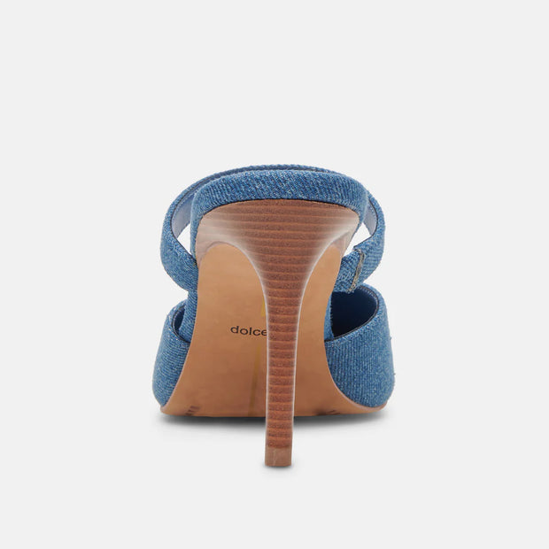 DOLCE VITA KANIKA HEELS - BLUE DENIM