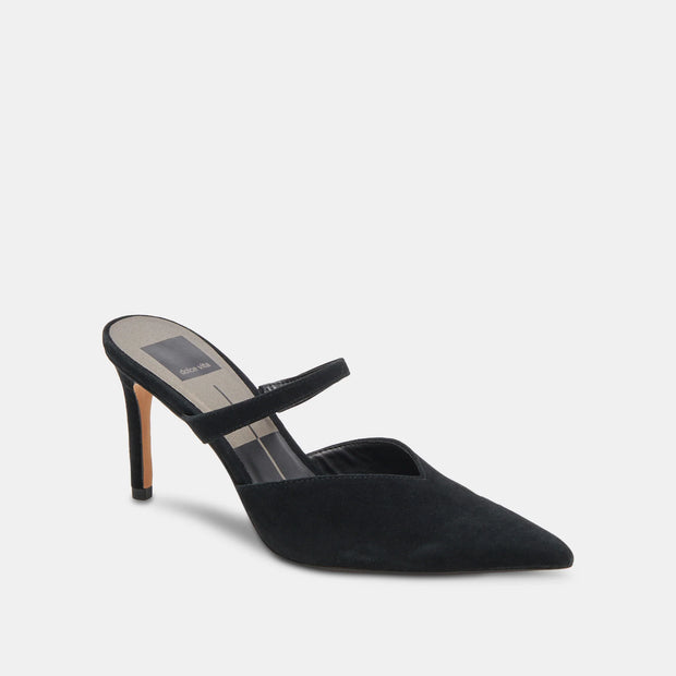 DOLCE VITA KANIKA HEELS - ONYX SUEDE