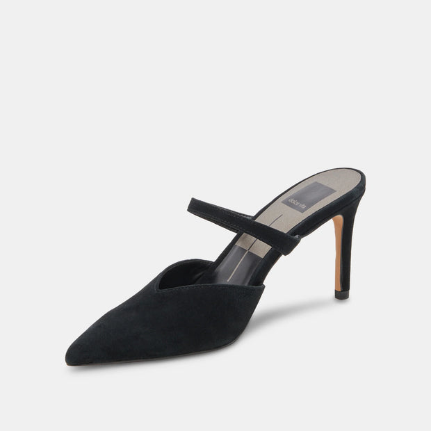 DOLCE VITA KANIKA HEELS - ONYX SUEDE