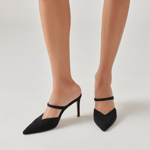 DOLCE VITA KANIKA HEELS - ONYX SUEDE