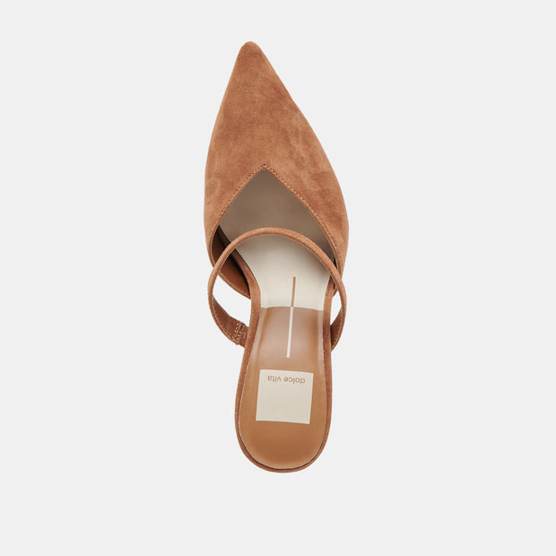 DOLCE VITA KANIKA HEELS - PECAN SUEDE