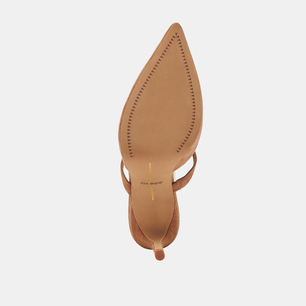 DOLCE VITA KANIKA HEELS - PECAN SUEDE