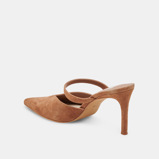 DOLCE VITA KANIKA HEELS - PECAN SUEDE