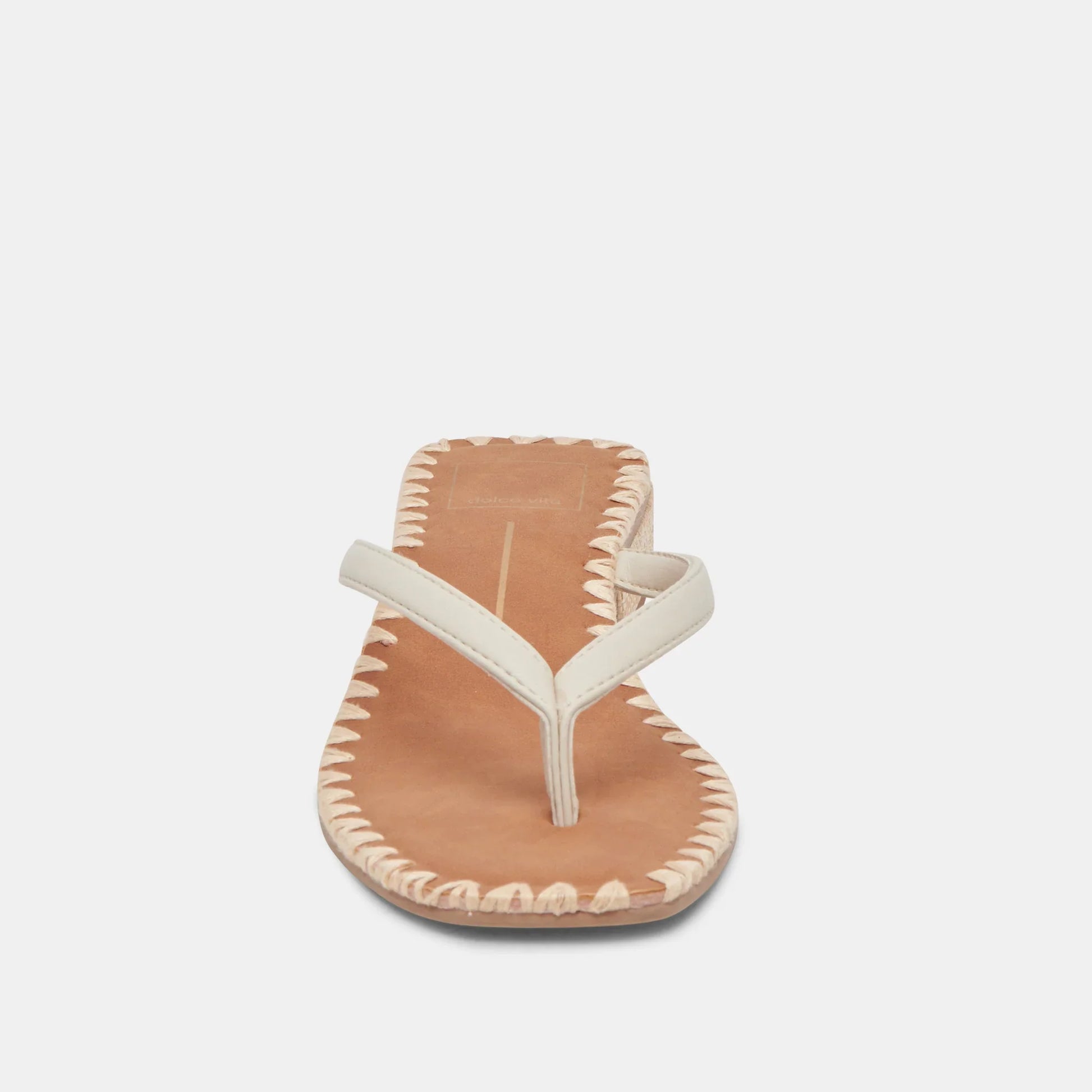 DOLCE VITA BARTY HEELS - WHITE LEATHER