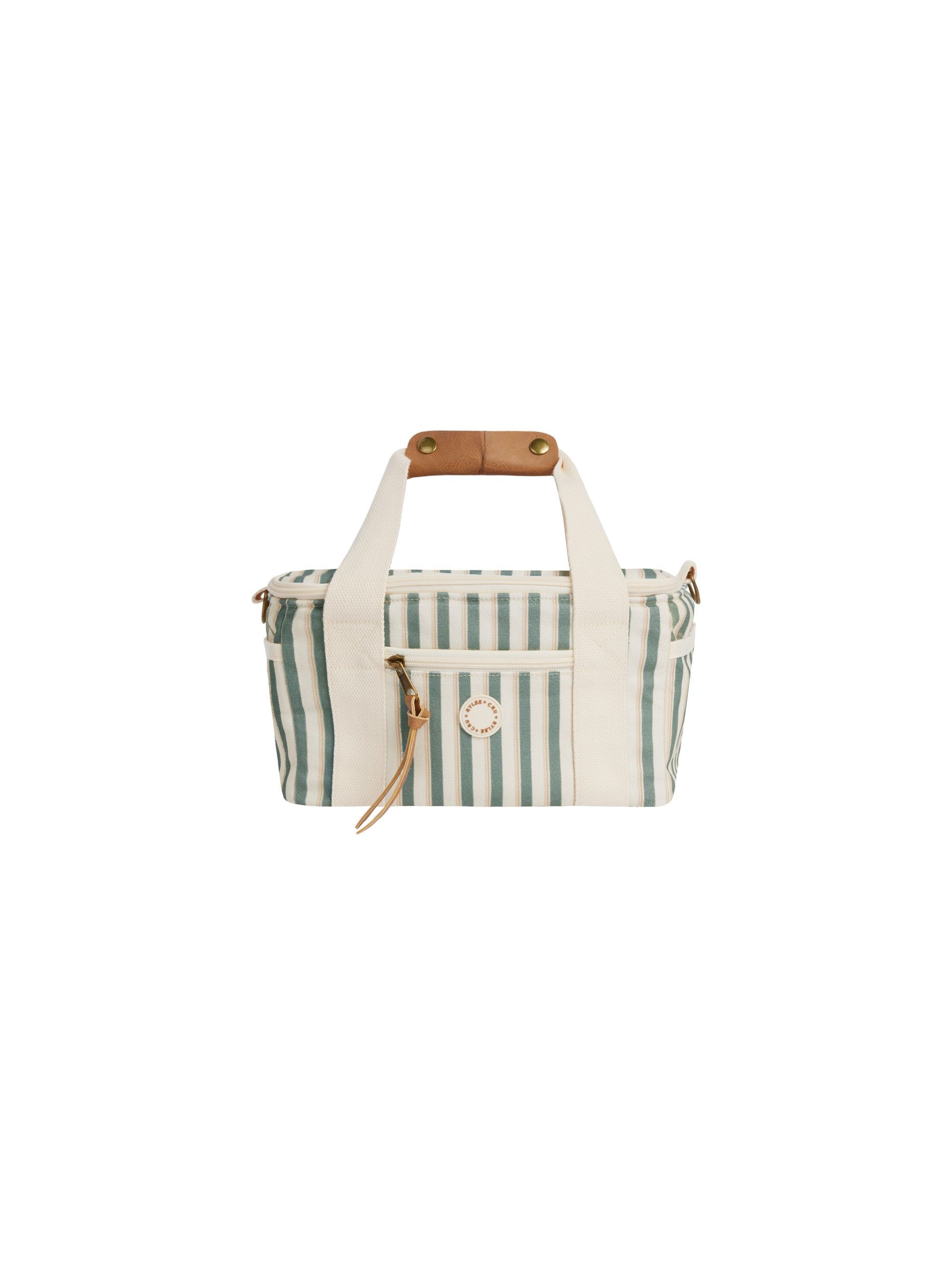 RYLEE + CRU COOLER BAG - AQUA STRIPE